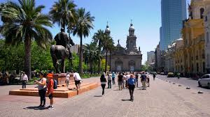 La Plaza de Armas de Santiago Chile